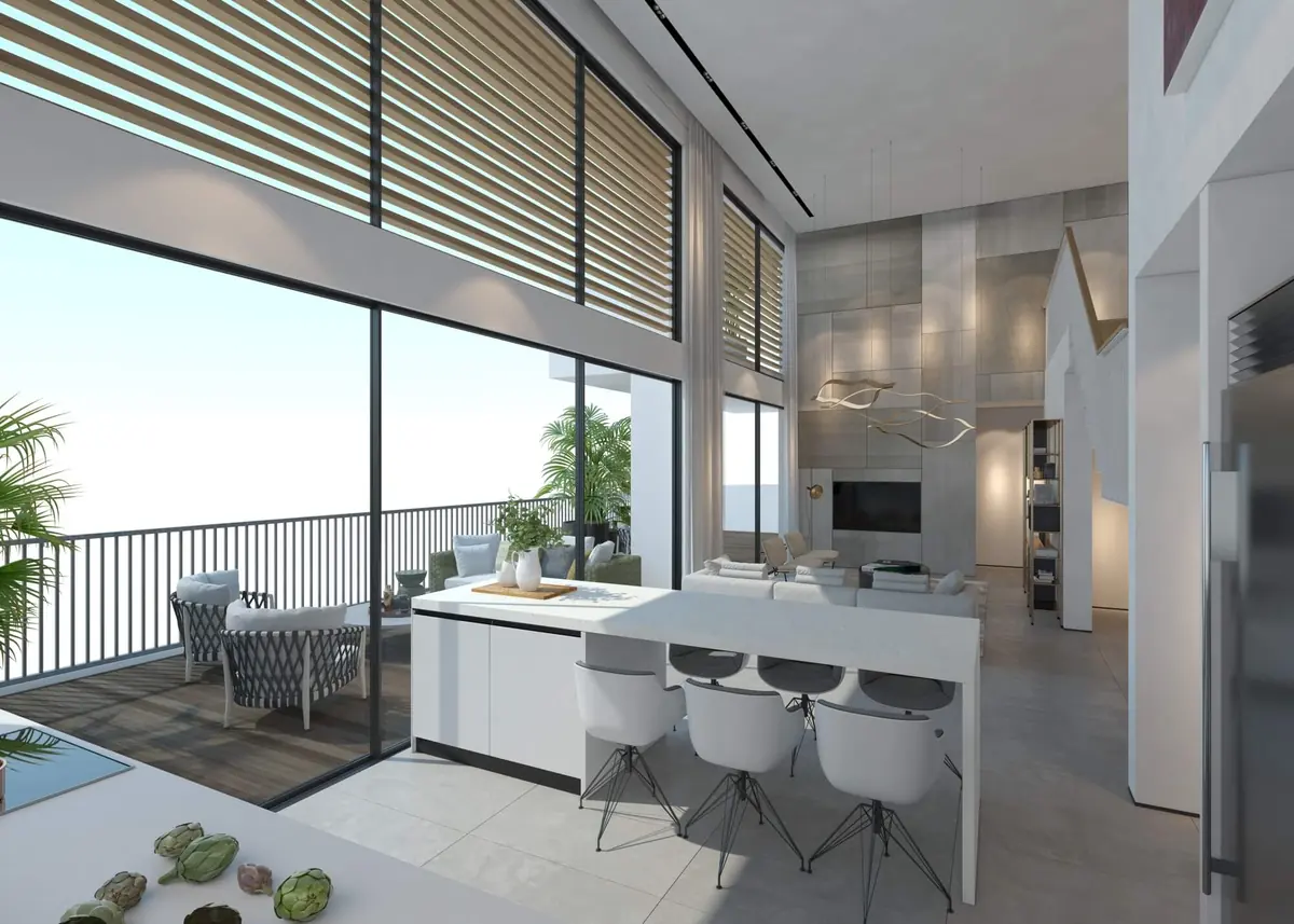 Interior rendering — Schechter Gefen