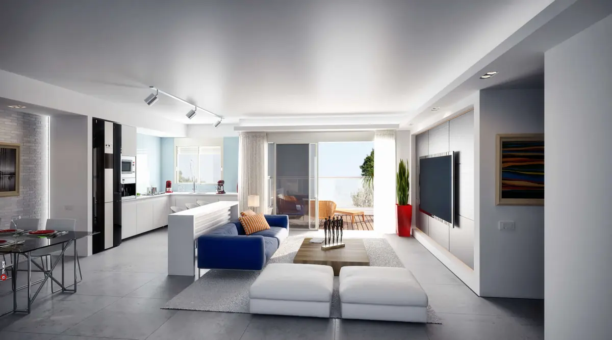 Interior rendering — Givat Ahava